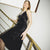 Women's Silk Nightgown - Black